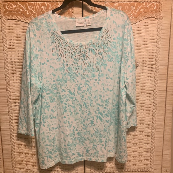 Chico's Tops - Chico’s Sz 3 Weekends Summer Tee